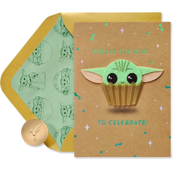 Set of 4 Star Wars for Papyrus Birthday Cards! Brand New in Original Packaging! - Picture 5 of 15